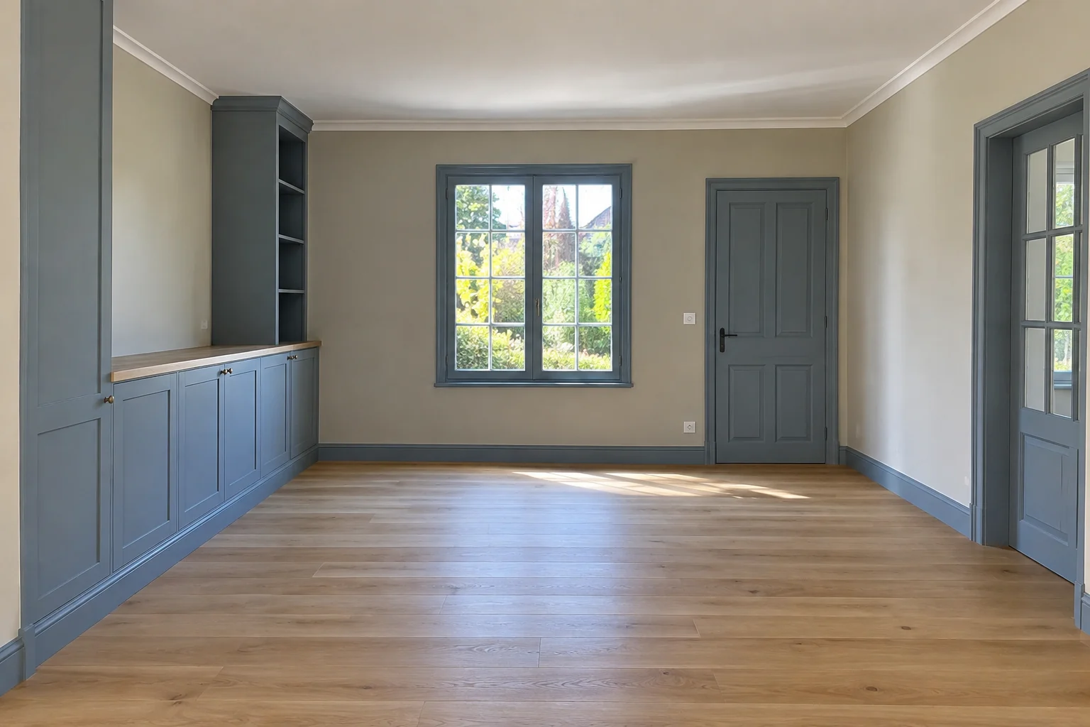 Illustration d'un chantier de peinture terminé dans le secteur de Mouans-Sartoux
