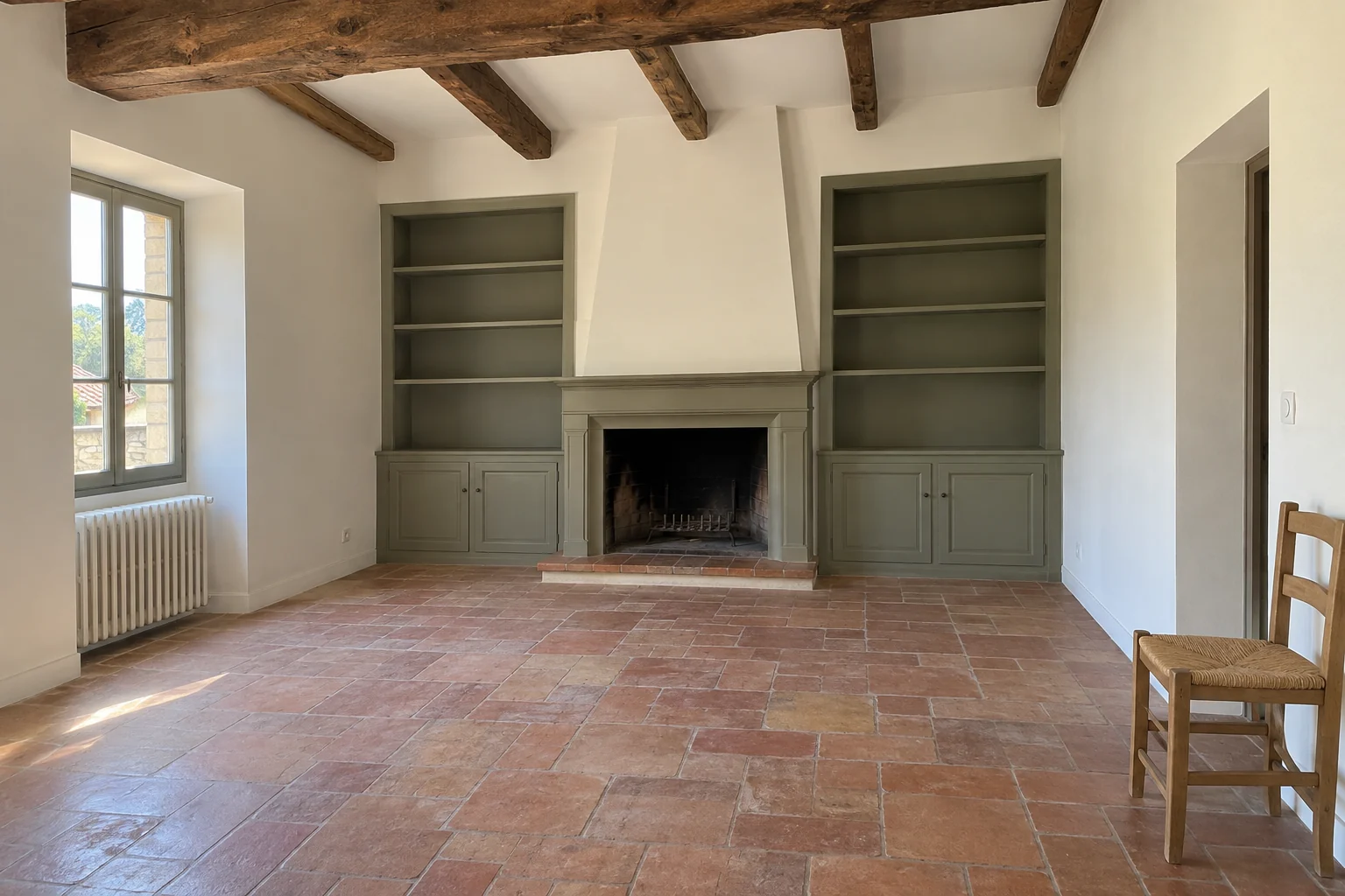 Illustration d'un chantier de peinture terminé dans le secteur de Valbonne