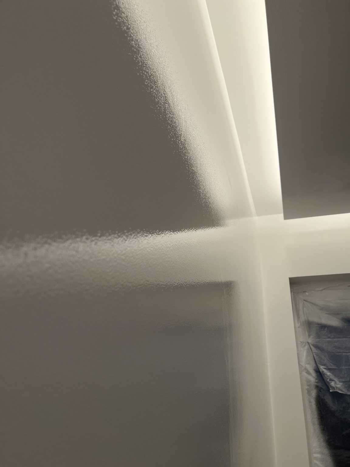 Préparation d'angles et plafond